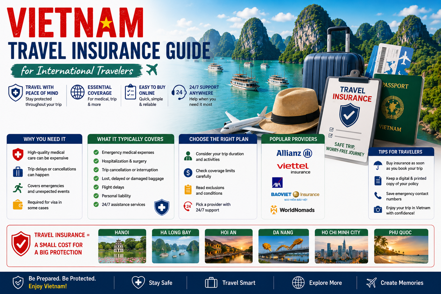 Vietnam Travel Insurance Guide for International Travelers