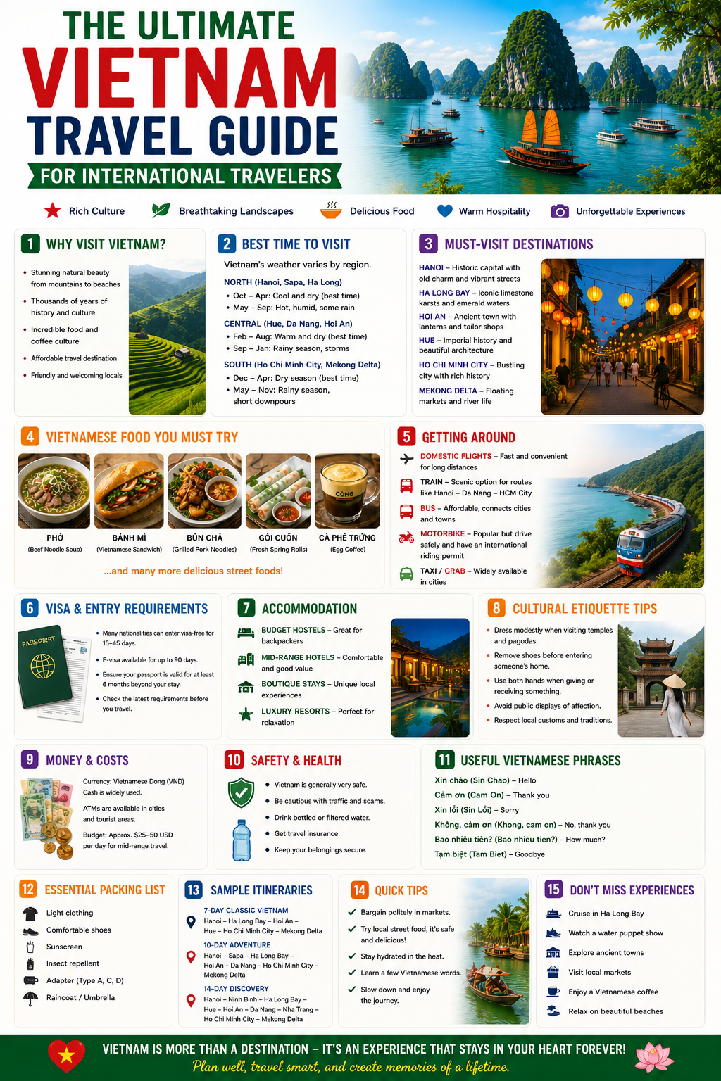 Ultimate Vietnam Travel Guide for International Travelers