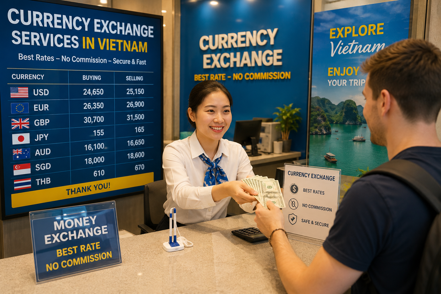 Currency Exchange Services in Vietnam